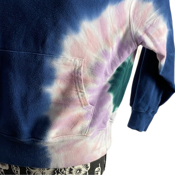 Wildfox Ombre Tie dye Hoodie Sweatshirt Blue Pink Purple Green - Picture 6 of 10